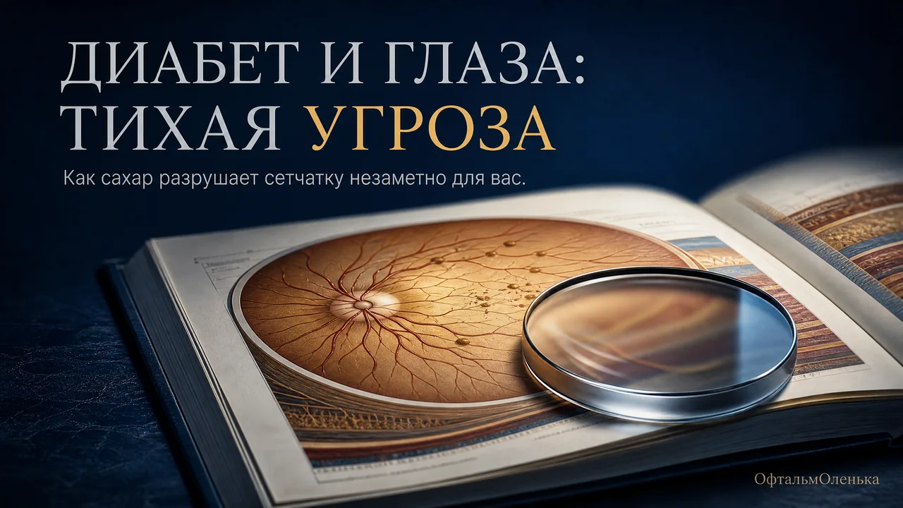 Поражение сетчатки при диабете: почему зрение падает незаметно