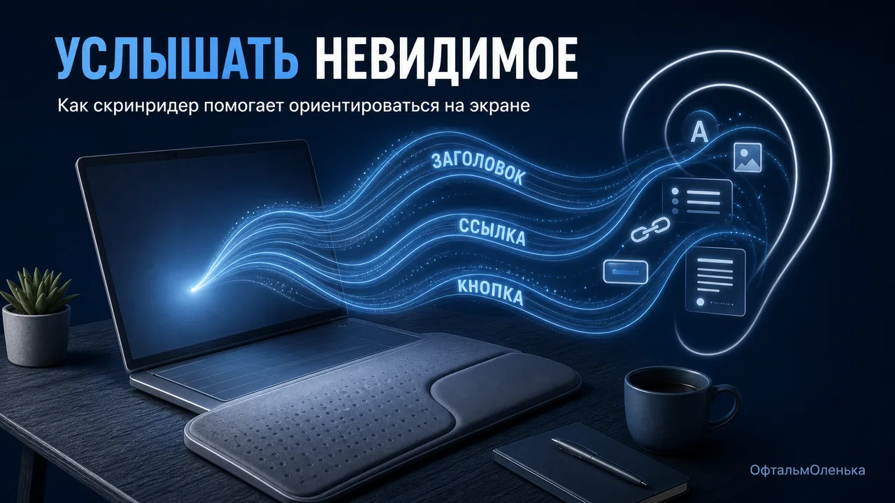 Программа экранного доступа: как «услышать» то, что не видно на экране
