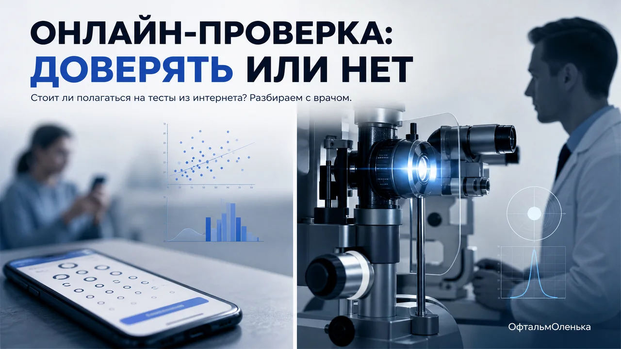 Проверка зрения онлайн: можно ли доверять тестам из интернета?