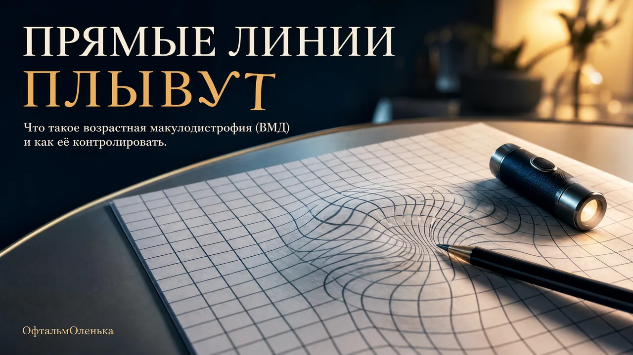 Прямые линии плывут: что такое возрастная макулодистрофия (ВМД)