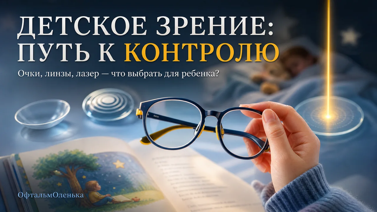 Ребёнку выписали очки. Что делать, чтобы зрение не падало дальше?
