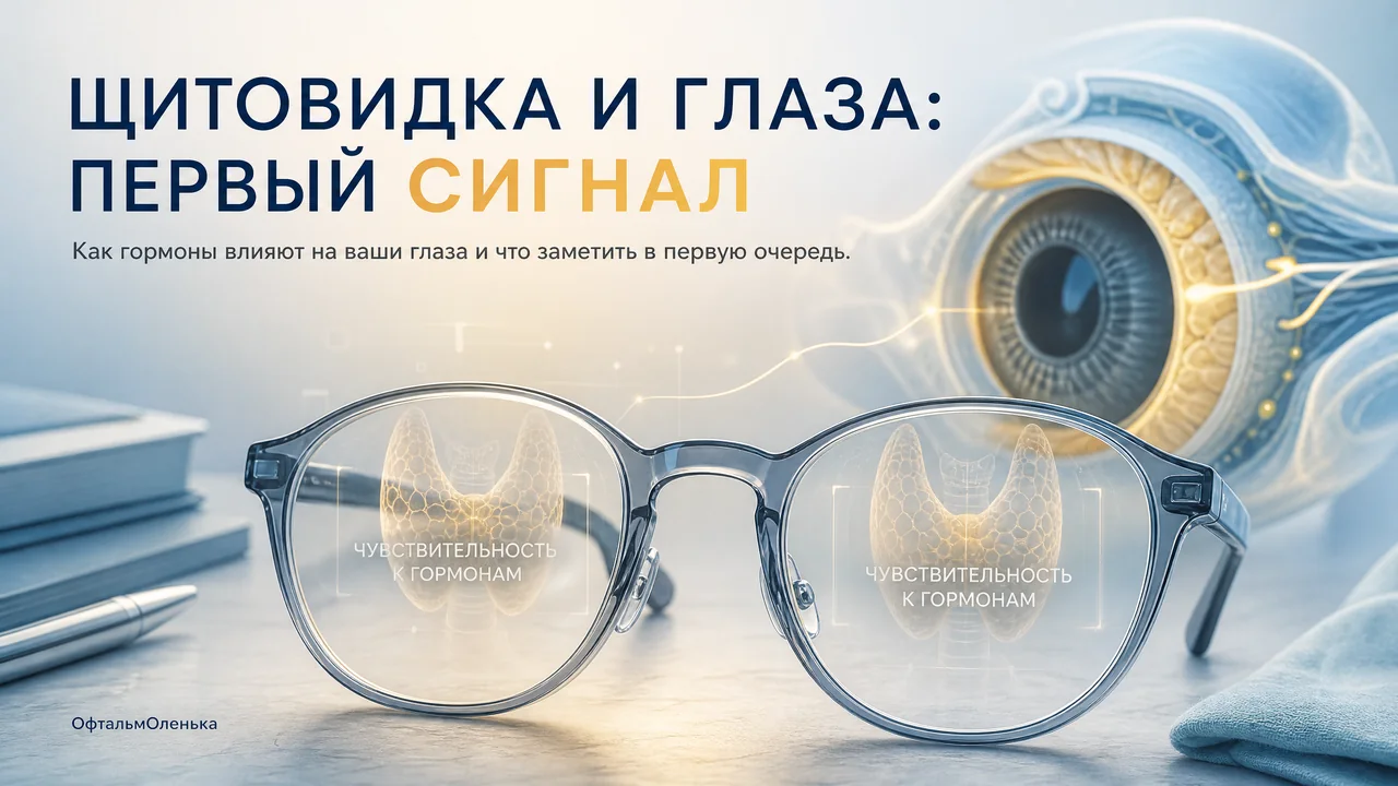 Щитовидка и глаза: как связаны и когда появляются первые признаки