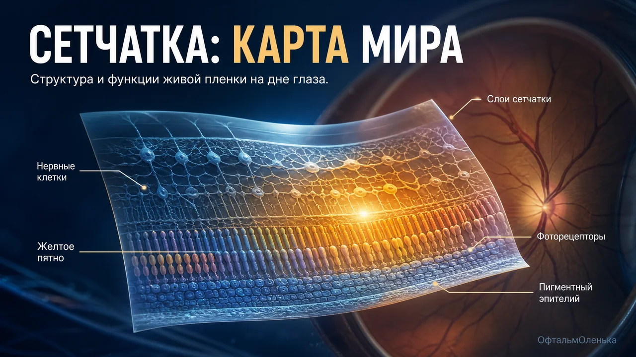 Сетчатка глаза: как устроена и что видно на снимках