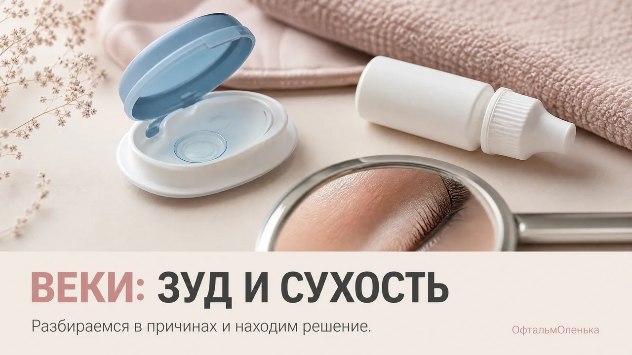 Шелушатся и чешутся веки: почему так бывает и что делать