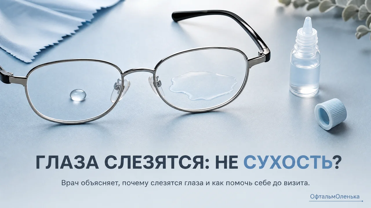 Слезится глаз на улице и дома: что это может быть и что делать