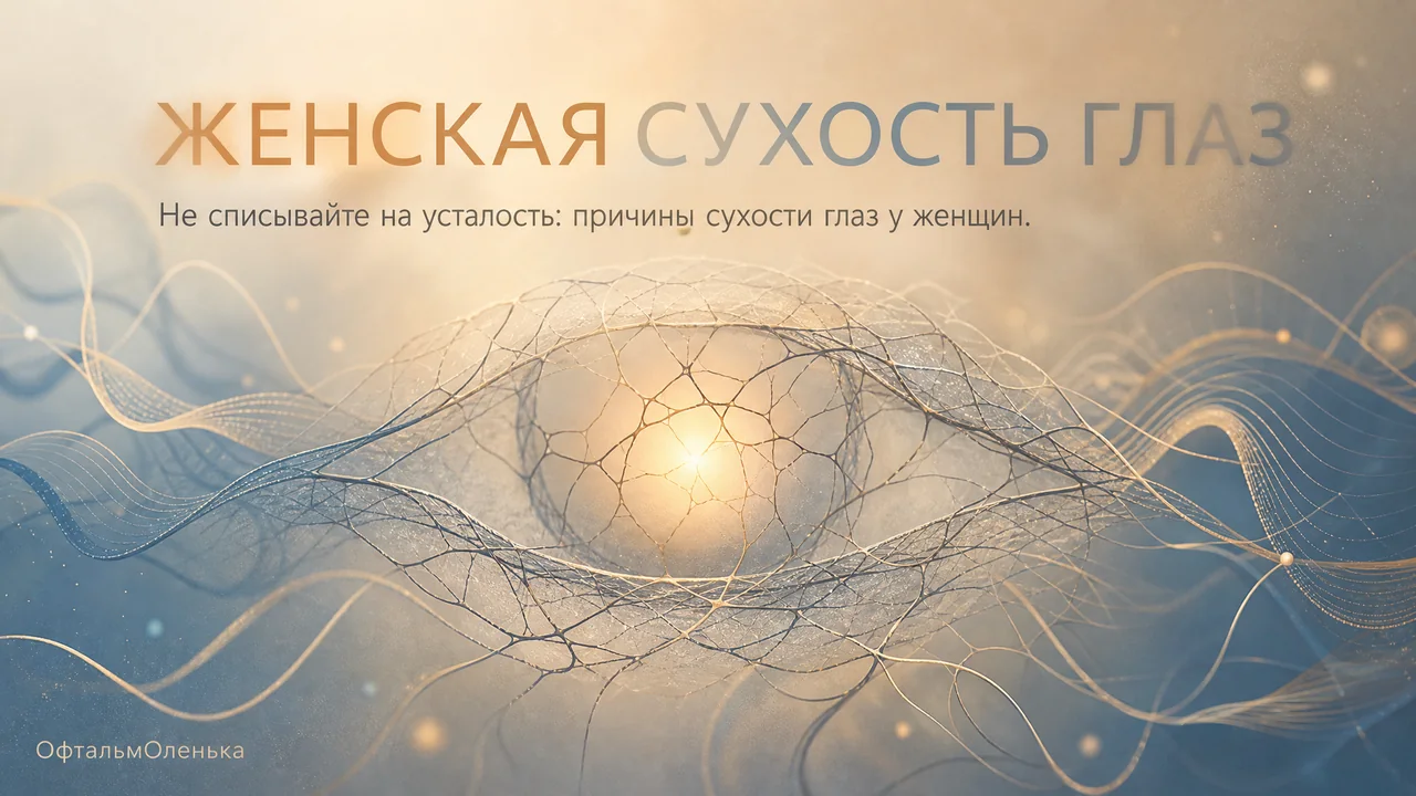 Сухость глаз у женщин: почему это не просто усталость