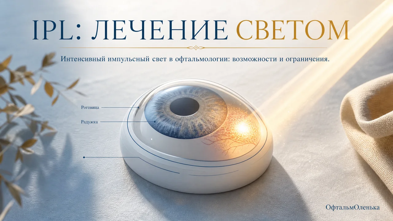 Светотерапия для сухих глаз: поможет ли IPL от блефарита, халязиона и розацеа