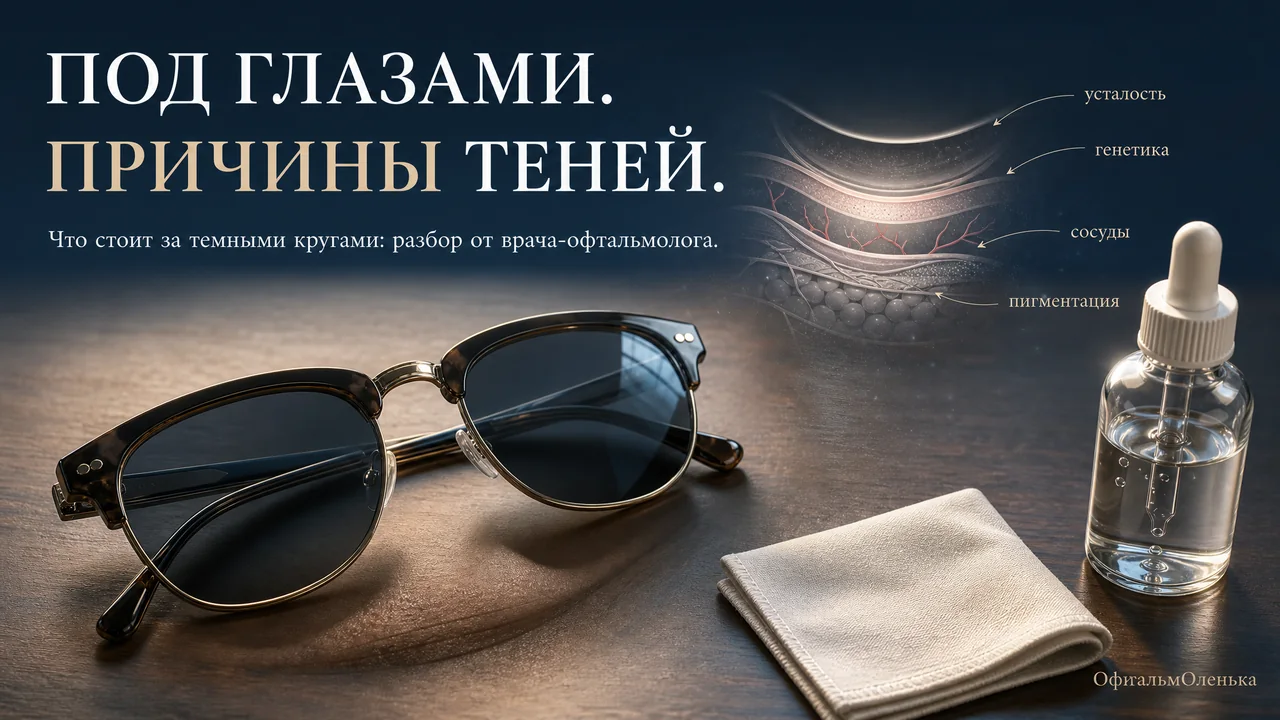 Темные круги под глазами: почему они появляются и что с ними делать