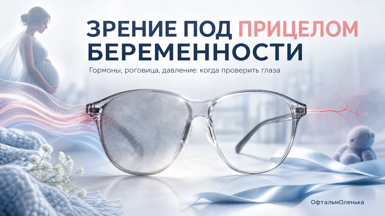 Ухудшилось зрение при беременности: это гормоны или что-то серьёзнее