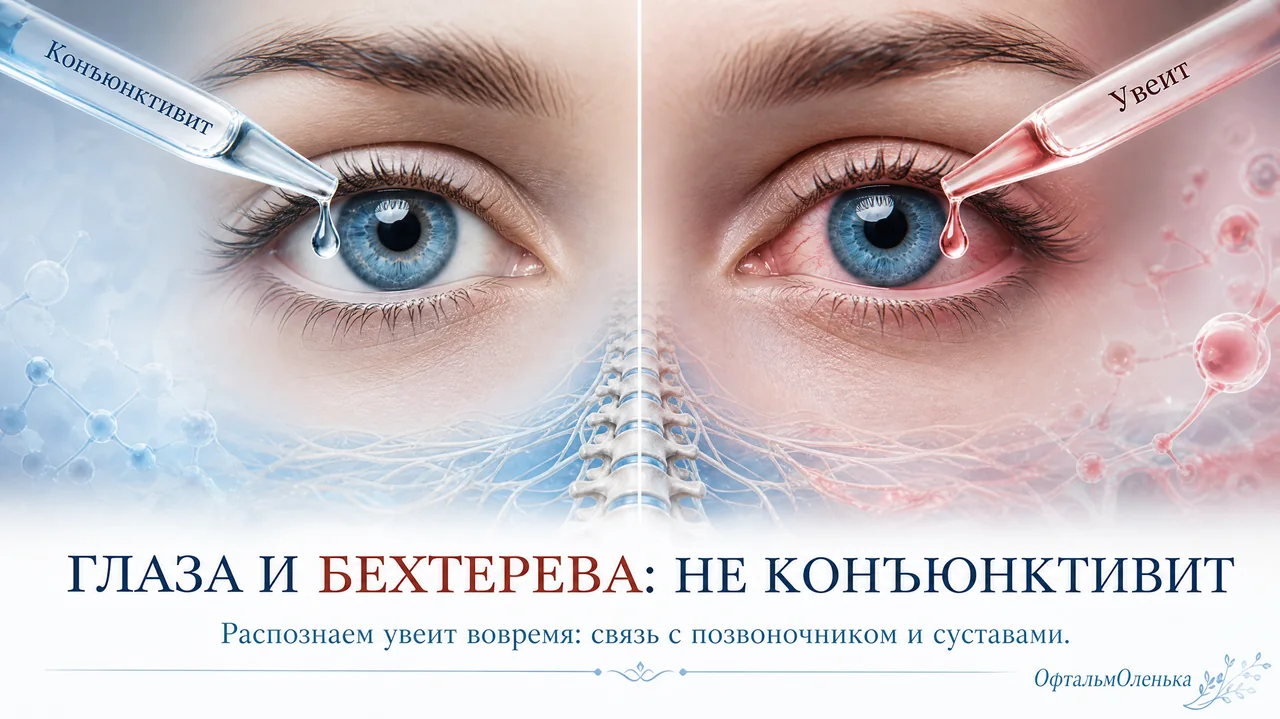 Увеит при болезни Бехтерева: симптомы и почему это не конъюнктивит