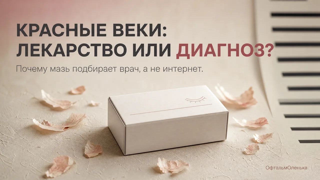 Веки красные и шелушатся: чем мазать и почему причина важнее мази
