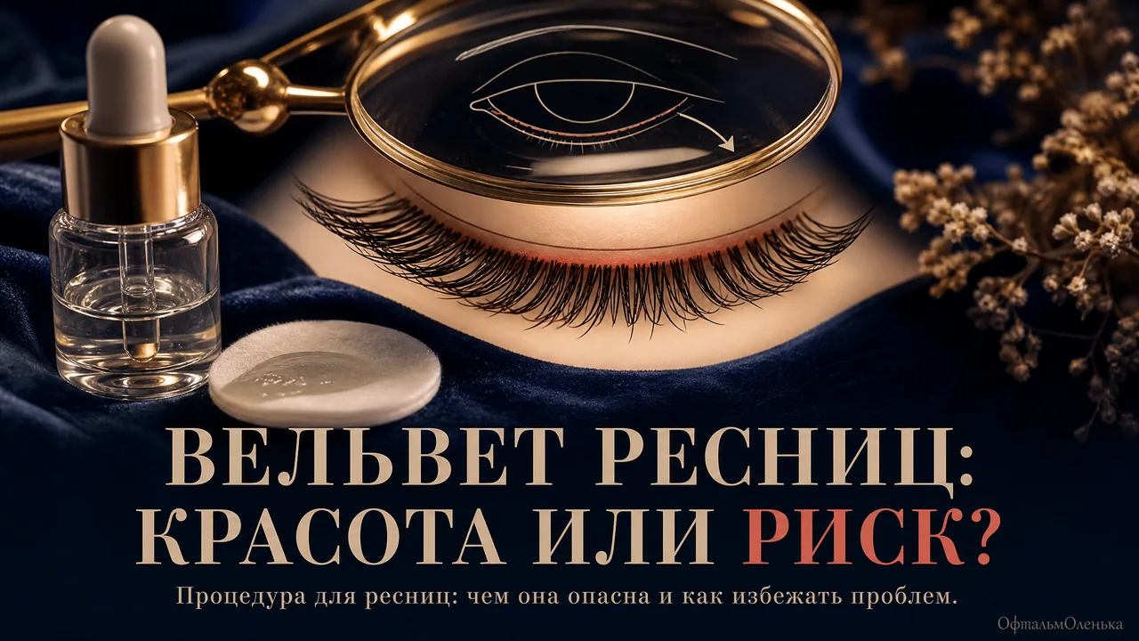 Вельвет для ресниц: красиво, но безопасно ли для глаз?