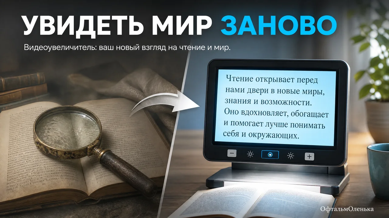 Видеоувеличитель: когда обычной лупы уже мало