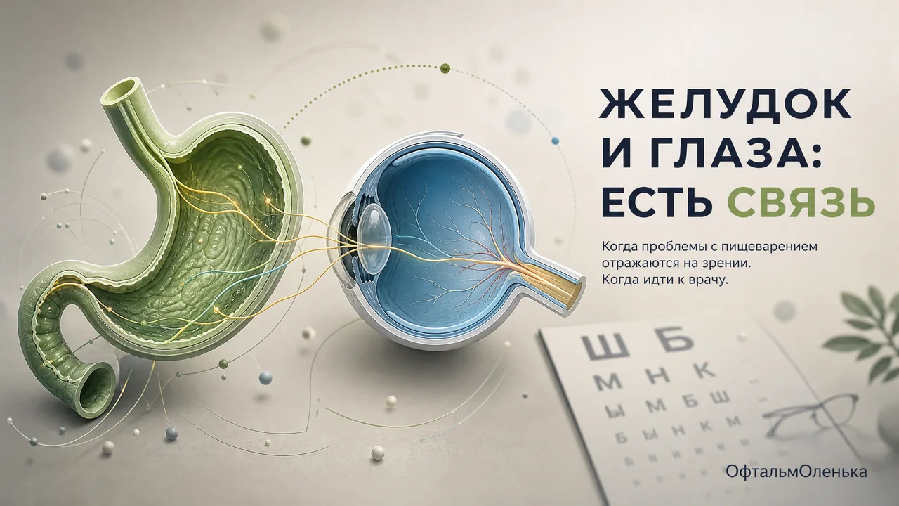 Влияет ли желудок на зрение и когда идти к офтальмологу