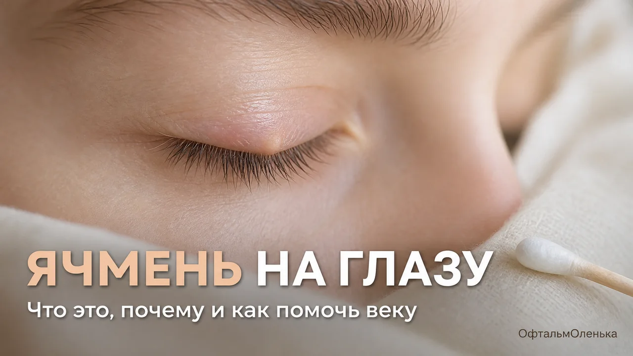 Ячмень на глазу: почему он вскочил и как ему помочь