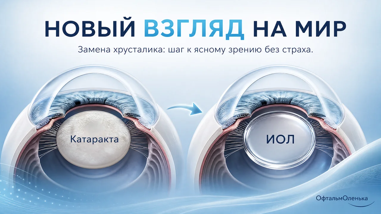 Замена хрусталика: как проходит операция и какой результат ждать
