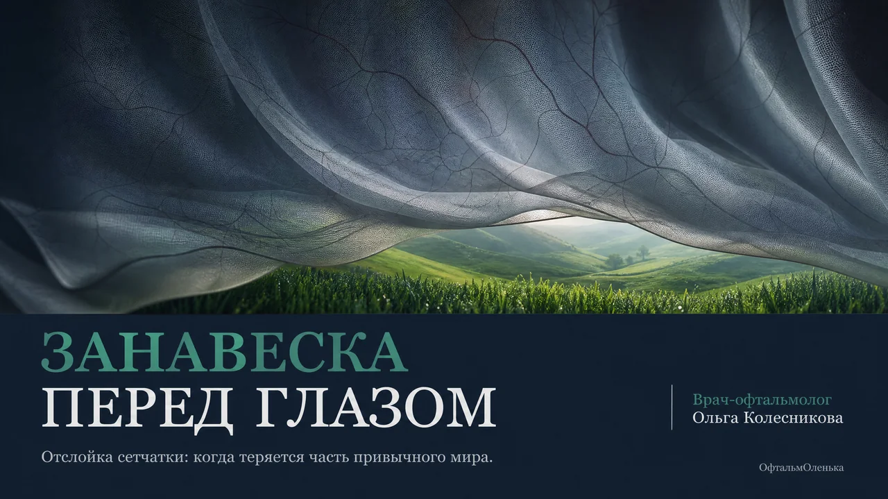 Занавеска перед глазом: что такое отслойка сетчатки и почему это срочно