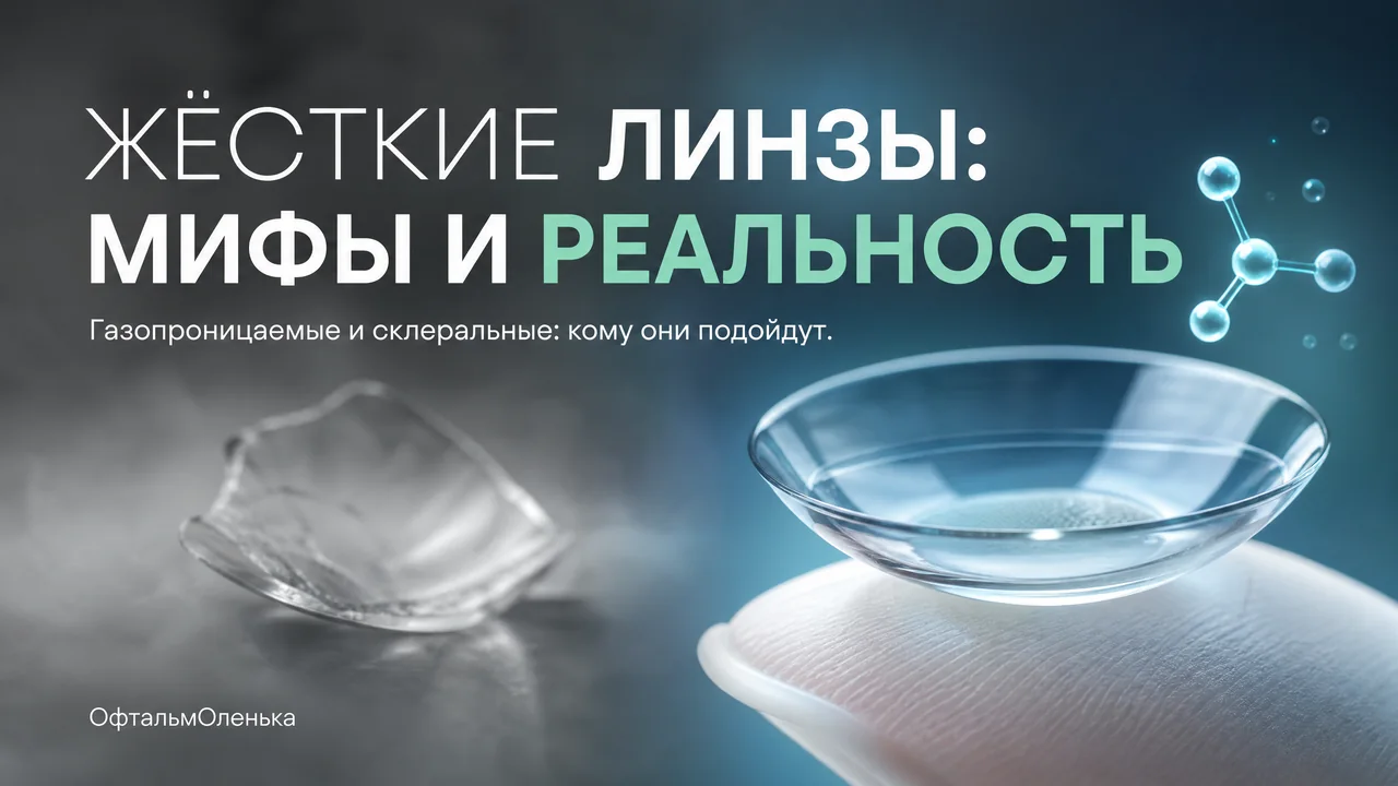 Жёсткие контактные линзы: кому они подходят и чем отличаются от мягких