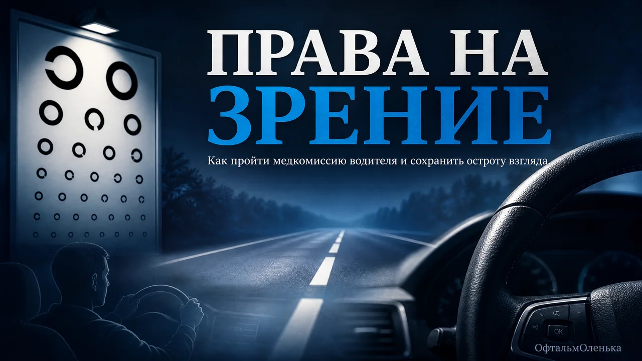 Зрение для вождения: что проверяет офтальмолог и как пройти медкомиссию