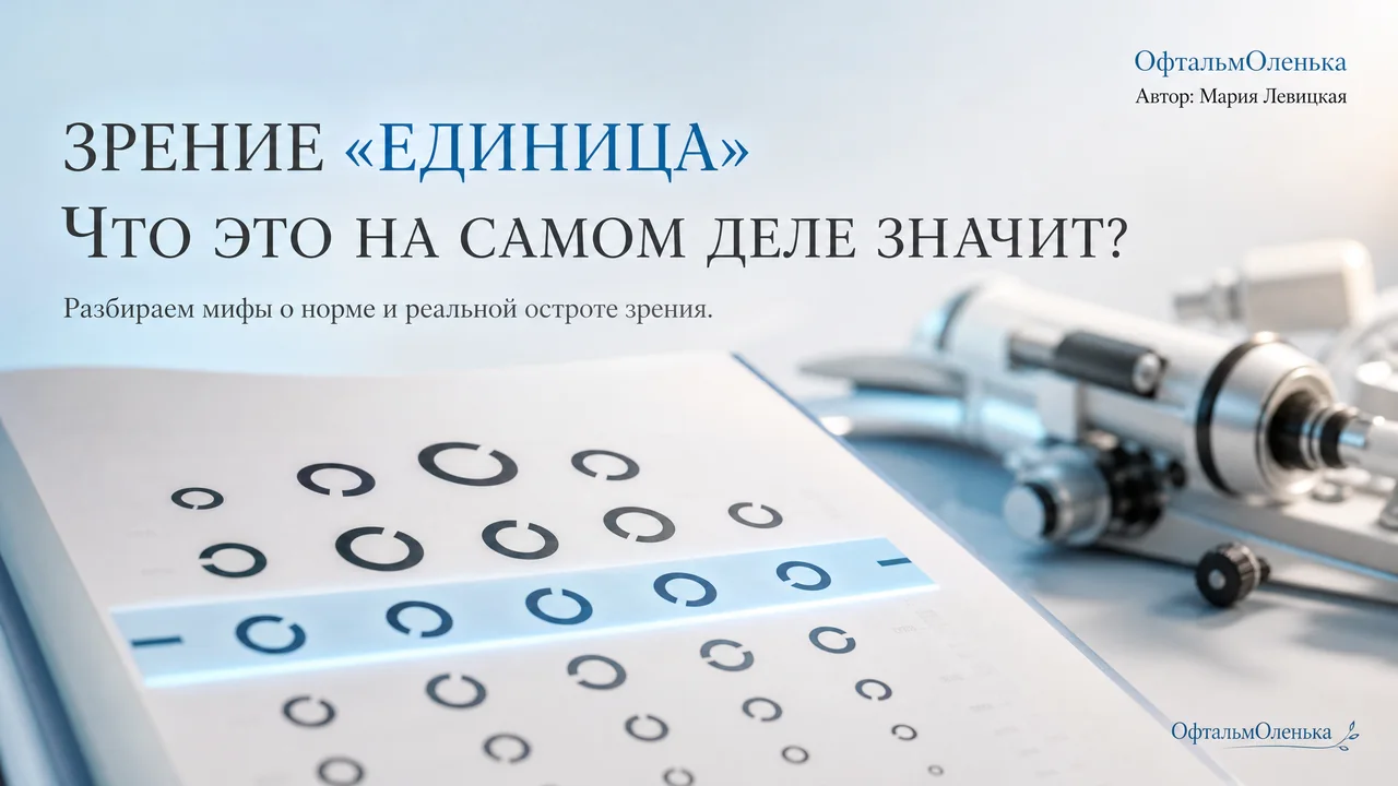 Зрение «единица»: что это на самом деле значит?