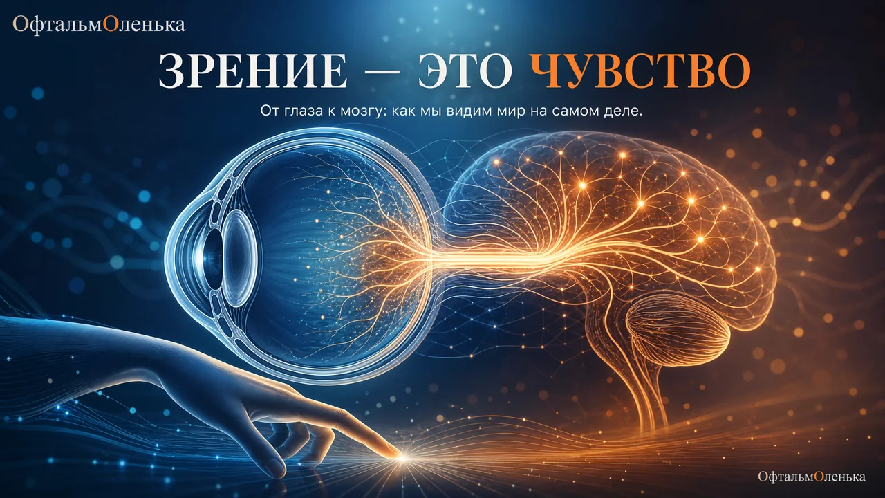 Зрение — это чувство. И вот почему это не просто слова