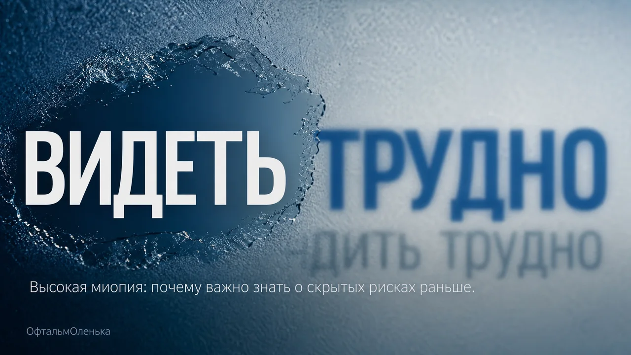 Зрение хорошее, а видеть трудно: почему при высокой миопии реабилитация нужна раньше