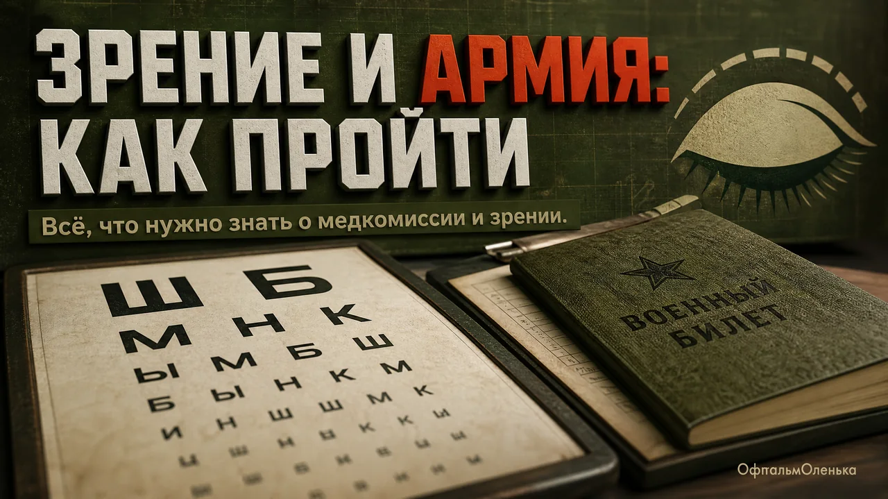 Зрение и армия: как пройти медкомиссию и что важно знать
