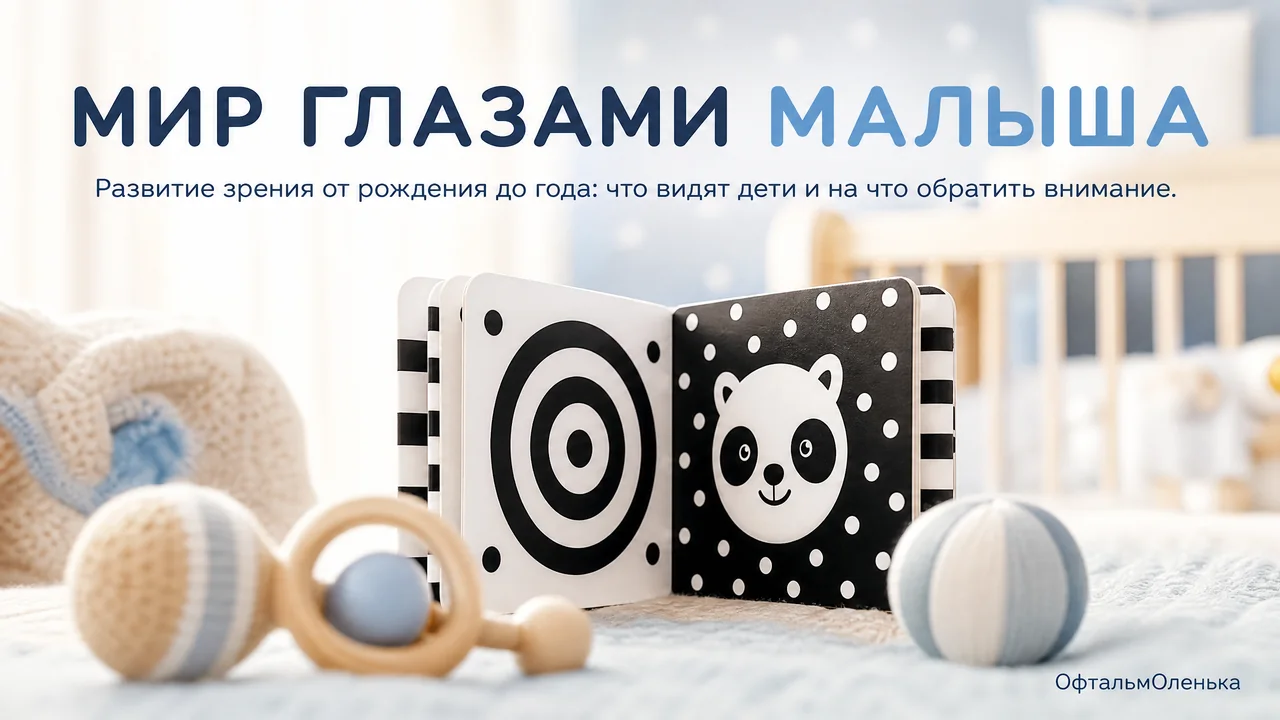 Зрение новорождённого: как видит мир ваш малыш от 0 до года