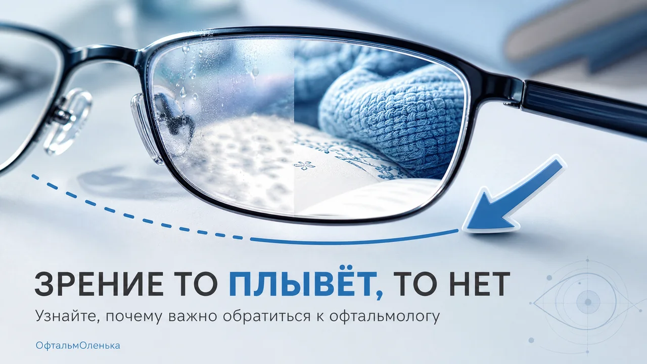 Зрение плывёт и расплывается: почему так бывает и когда к врачу